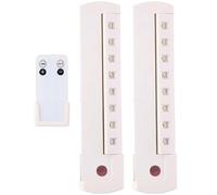 GRUNDIG Lot de 2 bandes LED - 23 x 5 x 2,1 cm - Rotatif - Fonctionne avec piles - Blanc