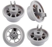 Grundig Lot de 4 roulettes pour panier inférieur de lave-vaisselle | Roues 35mm lave-vaisselle panier inférieur, lot 4 rechange compatible DWF077, roulette vaisselle.