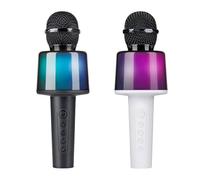 Grundig Microphone Bluetooth avec Haut-Parleur - Micro Karaoké sans Fil pour Enfants et Adultes - Mode Selfie - USB-C Rechargeable - Fonction Duo - Modèle 43426