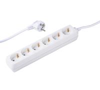 Grundig Multiprise 6 Prises 16A/250V - Prise Multiple 1,5M - Boîtier de Distribution max. 3680W - Blanc