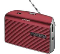 Grundig Music 60 Empfangsstarkes Radio Dans Moderne Design Rouge/Argent