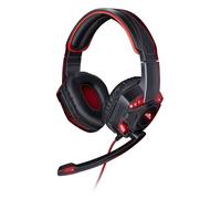 Grundig No Fear Casque Gaming Incl. Éclairage LED 1.5 M Câble Casque avec Microp