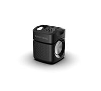 GRUNDIG Party Hit Max Enceinte Bluetooth 160 W, Bluetooth 5.3, jusqu'à 10 m de portée, Effets de lumière RVB, jusqu'à 12 Heures d'autonomie, Fonction Banque d'alimentation, étanche IPX4, Noir