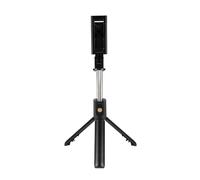 Grundig Perche selfie/trépied – Télécommande Bluetooth – 19–70 cm – Smartphones 58–100 mm – Noir