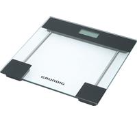 Grundig Pèse-personne numérique pour salle de bain - Verre trempé - Max. 180 kg - Kilos, Pounds, Stones - 2x AAA incl