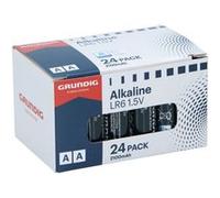Grundig Piles AA Alcalines - 24x Argent
