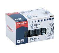 Grundig Piles AA - Piles Alcalines 1,2V 2100mAh - 24x Piles AA pour Télécommande