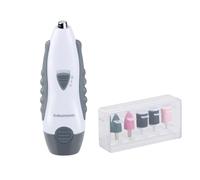 Grundig Ponceuse pour Ongles 5-en-1 - Lime à Ongle Électrique avec 5 Embouts - Ensemble Manucure et Pédicure Compact - Appareil Pieds pour Ongles Mains et Pieds