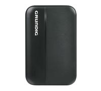 Grundig Powerbank 5000mAh - Batterie Externe avec 2X USB - Station de Recharge pour Voyager - Noire