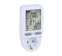Grundig Programmateur Prise Electrique Prise Programmable - Wattmètre pour Économiser des Coûts - Compteur d'Énergie Électricité Max. 3680W - Écran LCD