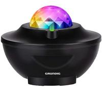 Grundig Projecteur Ciel Étoilé Galaxy – 10 LED couleurs, Bluetooth, télécommande, USB – Noir