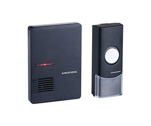 Grundig Radio - Cloche de Porte - 3 Lame Options - Sonnettes - LED Clignotant avec Télécommande avec 36 Tons