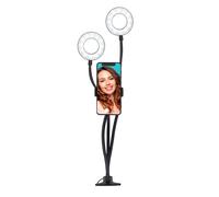 Grundig Ring Light avec Support Telephone