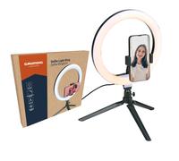 Grundig Ring Light Telephone 10 Pouces - Trepied Smartphone avec Support Telepho