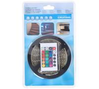 Grundig Ruban LED Bande adhésive incluse - Avec télécommande - 3 m - Multicolore