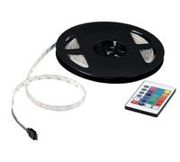 Grundig Ruban LED flexible 3M - Bandeau avec 16 couleurs et télécommande - Lampe Ambiance avec Intensité variable pour Éclairage Décoratif