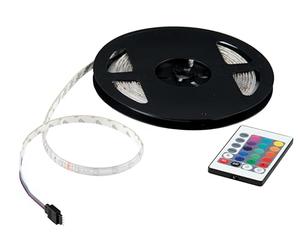 Grundig Ruban LED flexible 3M - Bandeau avec 16 couleurs et télécommande - Lampe Ambiance avec Intensité variable pour Éclairage Décoratif