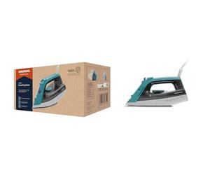 GRUNDIG SI 3550 Fer à repasser à vapeur, 2 400 W, jet vapeur 120 g/min, débit de vapeur 25 g/min, semelle de repassage en céramique, réservoir d'eau de 220 ml, système anti-gouttes, technologie
