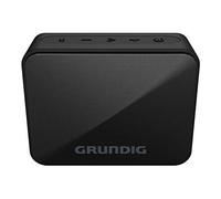 GRUNDIG Solo+ Black Enceinte Bluetooth 3,5 W RMS, portée de 30 m, Plus de 20 Heures de Lecture, Bluetooth 5.3, boîtier résistant aux éclaboussures (IPX5), Noir
