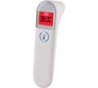 Grundig Thermomètre Infrarouge - Thermomètre Laser Digital - Thermomètre Infrarouge Sans Contact - Pour l'homme, l'animal et les objets - Thermomètre Infrarouge - Pyromètre avec code couleur