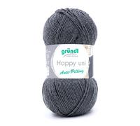 Grundl 2676-31 Happy Pelote de Laine à Tricoter Gris Ardoise 100 g