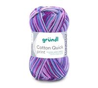 Fil de Coton à tricoter COTTON QUICK PRINT - PPSC - Gründl(...) - 171 Violet 171 Violet G