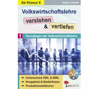 Grundlagen der Volkswirtschaftslehre - Wirtschaft VWL & BWL Klasse 8-13