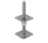 GAH-Alberts Support de poteau réglable en acier galvanisé 80 x 80 x 250 mm