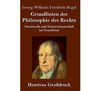 Grundlinien Der Philosophie Des Rechts (Großdruck)