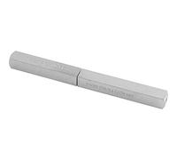 GRUNDMANN 114766 Geos 247 V Goupille carrée 8,5/9/8,5 mm divisée pour LI 60 x LA 60 mm Acier galvanisé Argenté