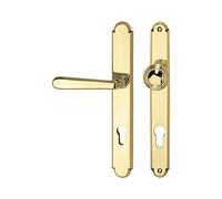 GRUNDMANN Poignée de changement SH ALT-WIEN droite TS 34-78, laiton PVD, 1 garniture | Accessoires ferrures de portes