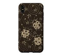 Grunge 2000s Ladybug y2k Cute Alt 90s Vintage Star Dots Teen Coque pour iPhone XS Max