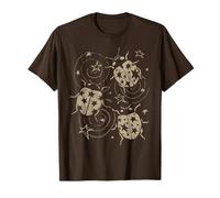 Grunge 2000s Ladybug y2k Cute Alt 90s Vintage Star Dots Teen T-Shirt