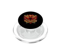 Grunge Albanie Double Aigle Vintage Albanie PopSockets PopGrip pour MagSafe