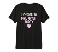 Grunge Amour de soi Je Choisis l'amour Moi-même Affirmation T-Shirt Haut de Gamme