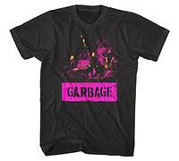 Grunge Band Men's T T-Shirts à Manches Courtes One Mile High 90S Rock Merch Shirley Manson Men T-T-Shirts à Manches Courtes Black(XX-Large)