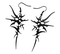 Grunge Boucles d'oreilles pendantes esthétiques irrégulières Y2K Punk Rétro Mode Géométrique Bijoux pour femmes Cadeau, 1.0*1.0*1.0