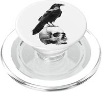 Grunge Crow Goth Esthétique Corbeau Occulte Oiseau Emo Girl PopSockets PopGrip pour MagSafe
