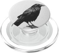 Grunge Crow Goth Esthétique Corbeau Occulte Oiseau Emo Girl PopSockets PopGrip pour MagSafe