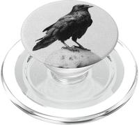 Grunge Crow Goth Esthétique Corbeau Occulte Oiseau Emo Girl PopSockets PopGrip pour MagSafe