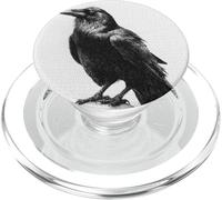 Grunge Crow Goth Esthétique Corbeau Occulte Oiseau Emo Girl PopSockets PopGrip pour MagSafe