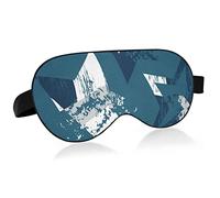 Grunge Stars Blue Sleep Eye Mask, Sleeping Mask & Blindfold with Elastic Headband Soft Comfort Eyeshade Sleep Cover for Travel Yoga Nap