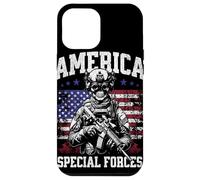 Grunge US Flag Army Skeleton Military Special Forces Coque pour iPhone 12 Pro Max