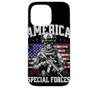 Grunge US Flag Army Skeleton Military Special Forces Coque pour iPhone 14 Pro Max