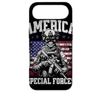 Grunge US Flag Army Skeleton Military Special Forces Coque pour iPhone Air