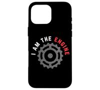 Grunge Vélo de Montagne I Am The Engine pour VTT Trail Riding Coque pour iPhone 16 Pro Max