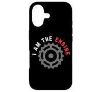 Grunge Vélo de Montagne I Am The Engine pour VTT Trail Riding Coque pour iPhone 17
