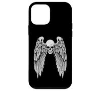 Grunge Wings Angel on Back Skull y2k 2000s Goth Emo Harajuku Coque pour iPhone 12 Mini
