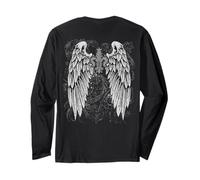 Grunge Wings Angel on Back y2k 2000s Goth Vintage Harajuku Manche Longue