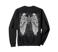 Grunge Wings Angel on Back y2k 2000s Goth Vintage Harajuku Sweatshirt